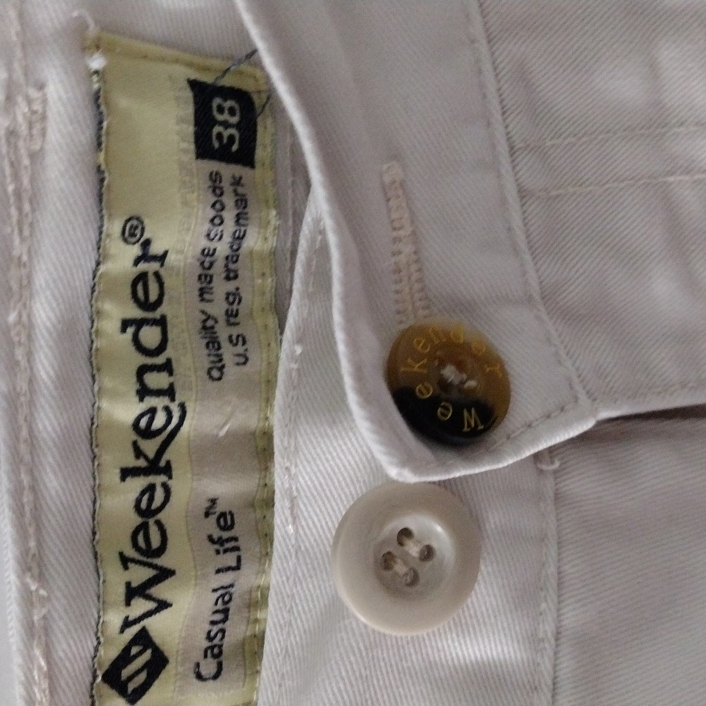 Weekender Men's 38 Light Khaki Casual Life Sportwear 5 Pocket 1 zip Chino Shorts - Picture 3 of 3